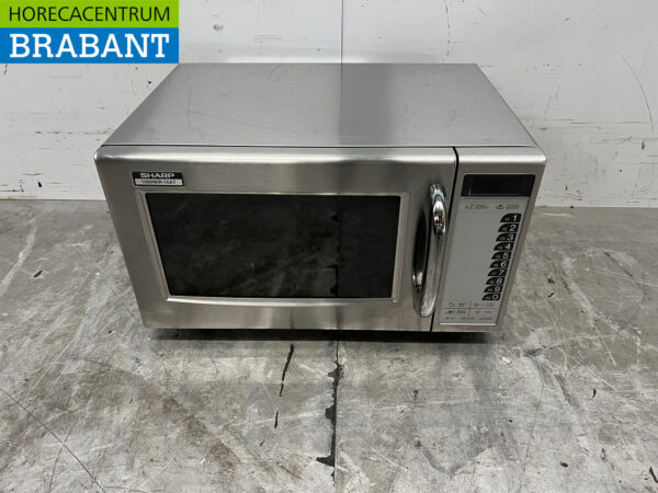 Four à micro-ondes Sharp R-15AT en acier inoxydable 28 litres 230V Horeca