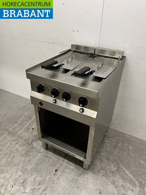 Friteuse double MKN en acier inoxydable 2 x 12 litres 400V Horeca – Image 2