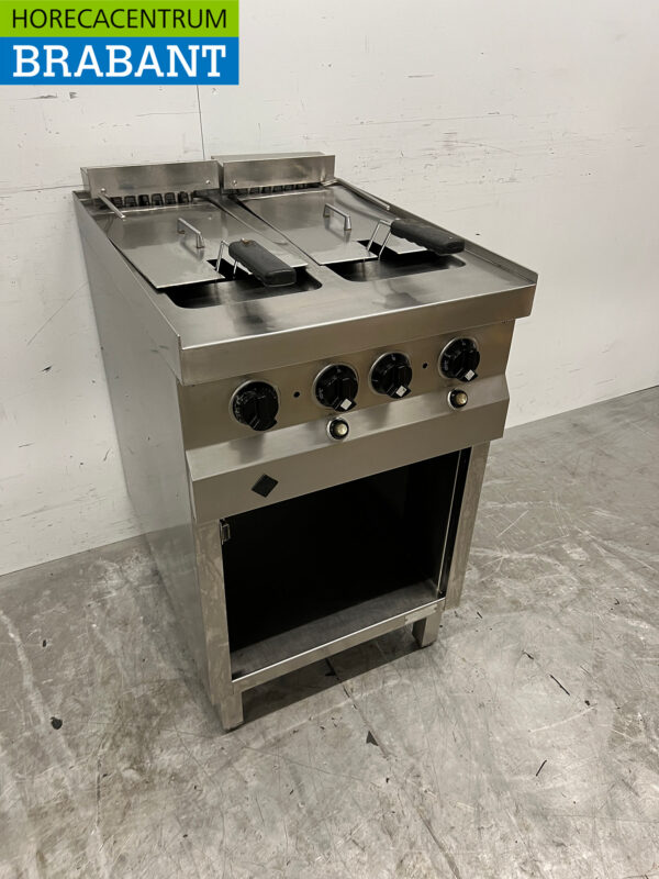 Friteuse double MKN en acier inoxydable 2 x 12 litres 400V Horeca – Image 3