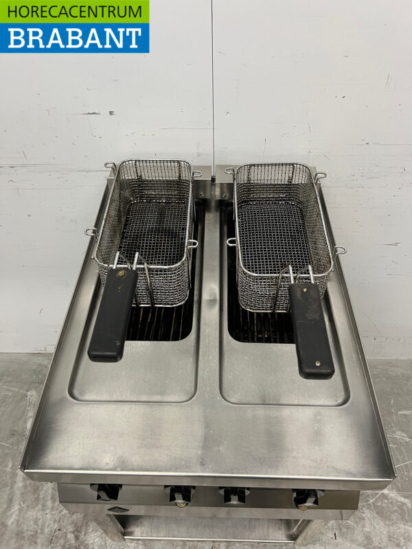 Friteuse double MKN en acier inoxydable 2 x 12 litres 400V Horeca – Image 4