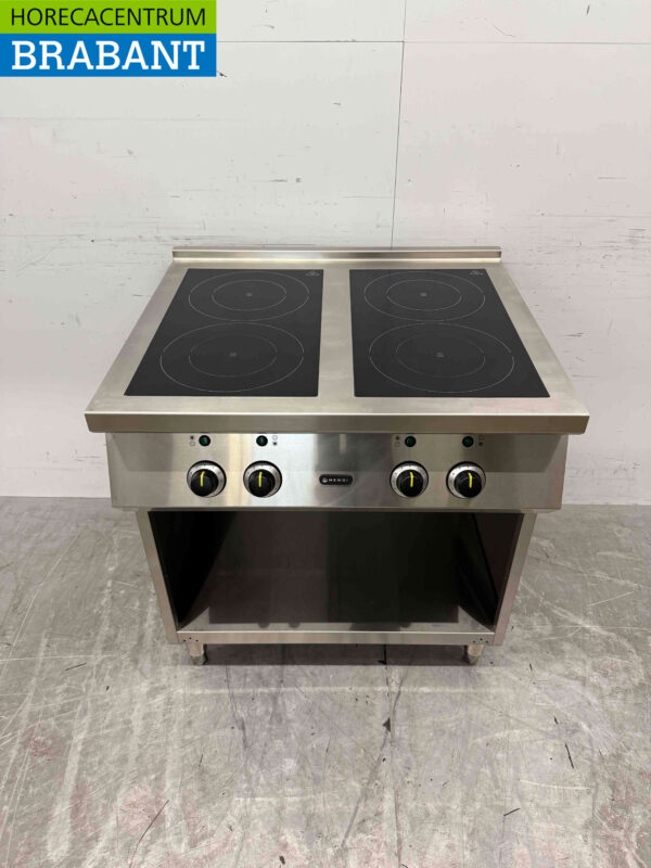Acier inoxydable Hendi Plaque de cuisson à induction 4 brûleurs 17 kW 400V Horeca – Image 2
