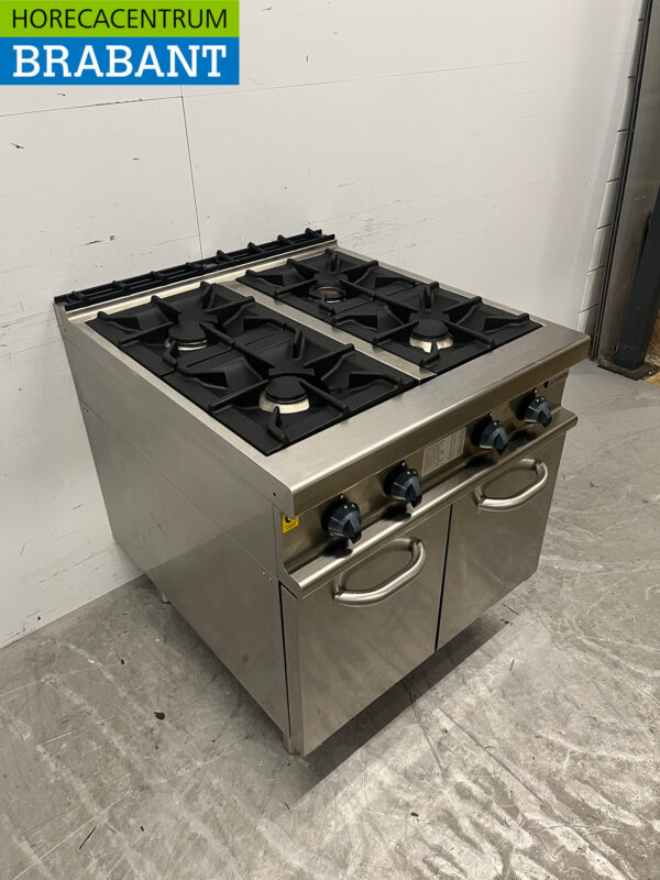 Cuisinière à gaz 4 feux RVS Alpeninox GAS Horeca – Image 3