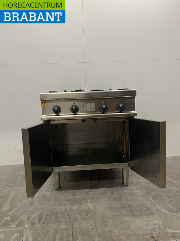 Cuisinière à gaz 4 feux RVS Alpeninox GAS Horeca – Image 5