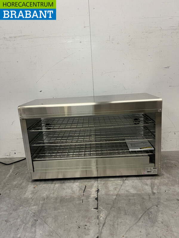 Buffalo CJ559 en acier inoxydable Vitrine chaude pour 60 gâteaux 230V Horeca – Image 4