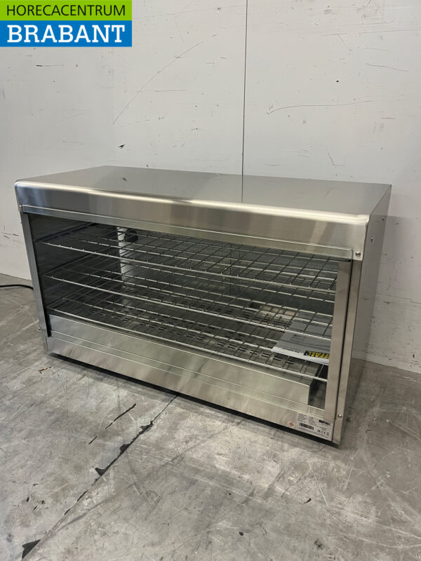 Buffalo CJ559 en acier inoxydable Vitrine chaude pour 60 gâteaux 230V Horeca – Image 5