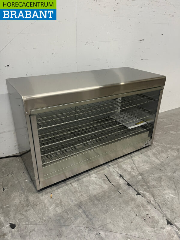 Buffalo CJ559 en acier inoxydable Vitrine chaude pour 60 gâteaux 230V Horeca – Image 6
