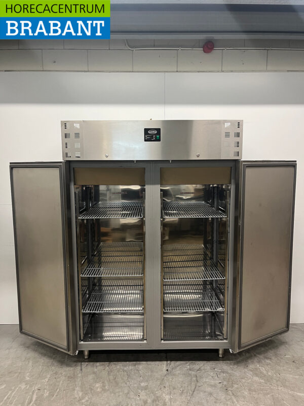 Combisteel en acier inoxydable Congélateur double porte 1200 litres 230V Horeca – Image 4