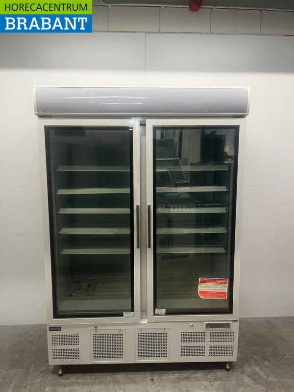 Polar GH507 Congélateur à double porte en verre Congélateur 920 litres 230V Horeca