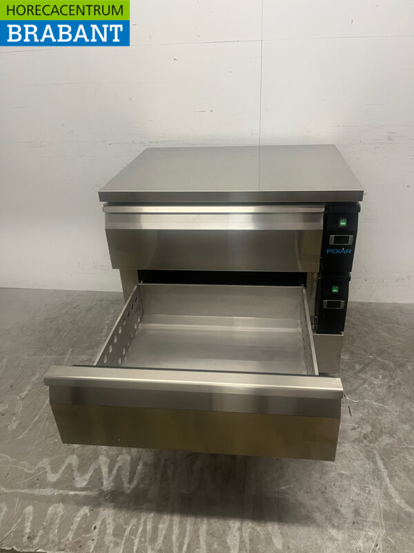 Polar DA996 réfrigérateur/congélateur en acier inoxydable avec 2 tiroirs Par tiroir 2 x 1/1 gastronorme 230V Horeca – Image 4