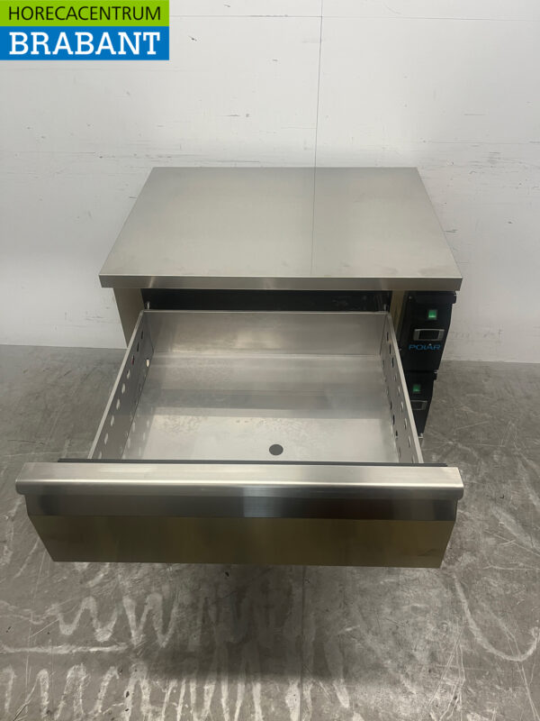 Polar DA996 réfrigérateur/congélateur en acier inoxydable avec 2 tiroirs Par tiroir 2 x 1/1 gastronorme 230V Horeca – Image 5