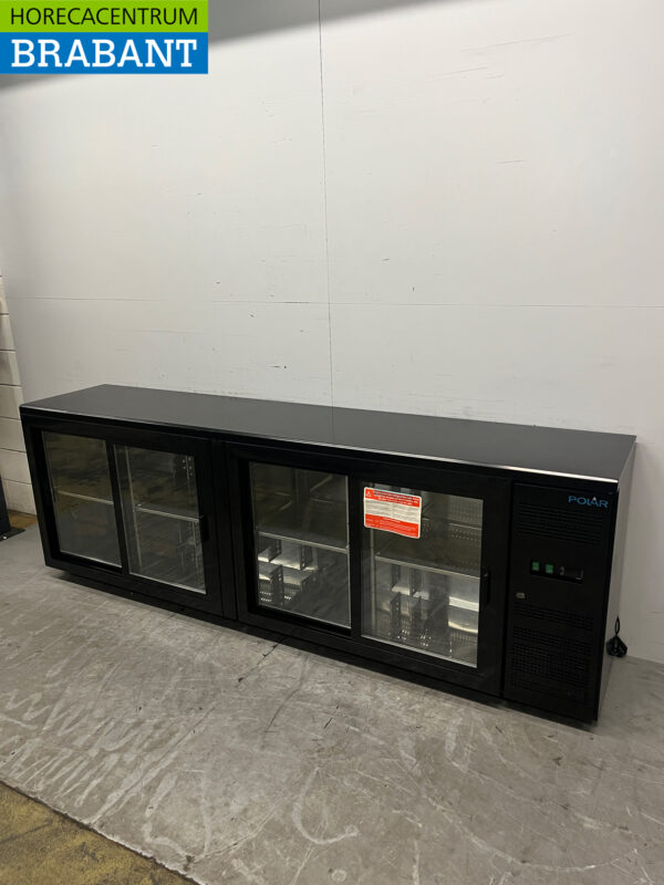 Polar CS103 Backbar Bar Cooler 4 portes 254.2 cm 230V Horeca – Image 2