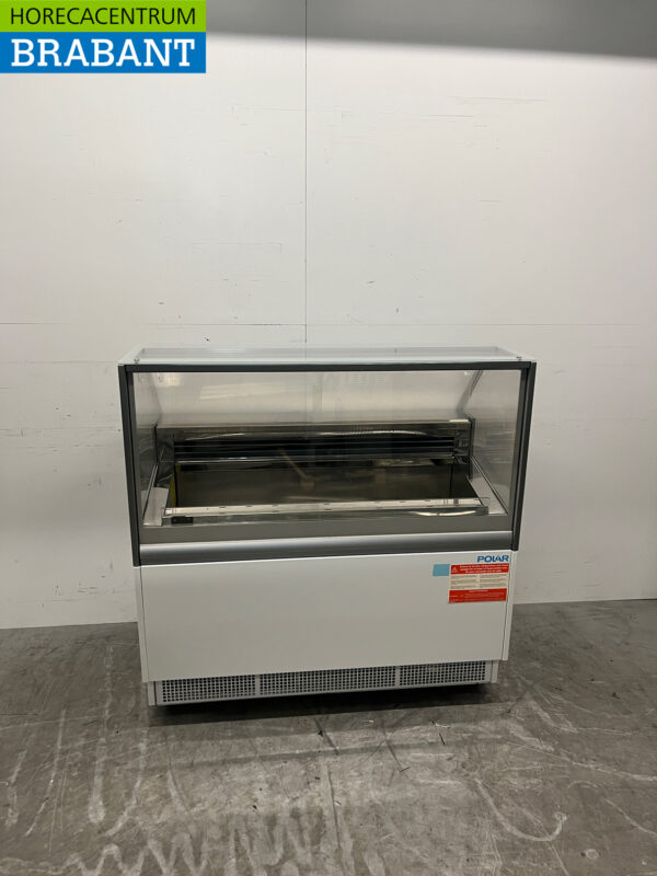 Polar UA058 Scoop vitrine à glace 6 plateaux 230V Horeca