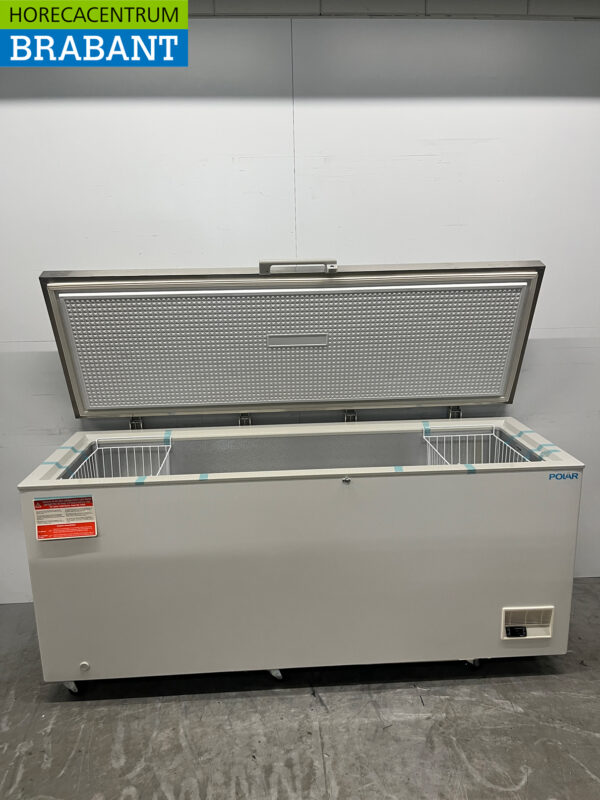 Polar GP898 Mobile Shop Freezer Couvercle en acier inoxydable 581 litres 230V Horeca – Image 4