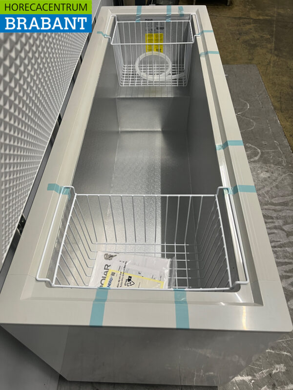 Polar GP898 Mobile Shop Freezer Couvercle en acier inoxydable 581 litres 230V Horeca – Image 5