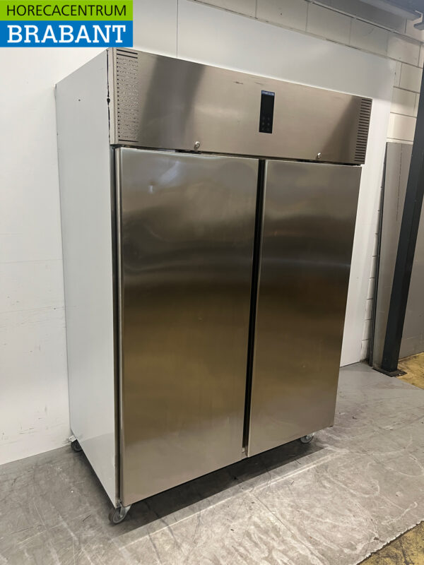 Réfrigérateur Metos double porte en acier inoxydable 1400 litres 230V Horeca – Image 3