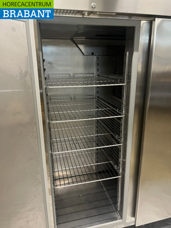 Réfrigérateur Metos double porte en acier inoxydable 1400 litres 230V Horeca – Image 4