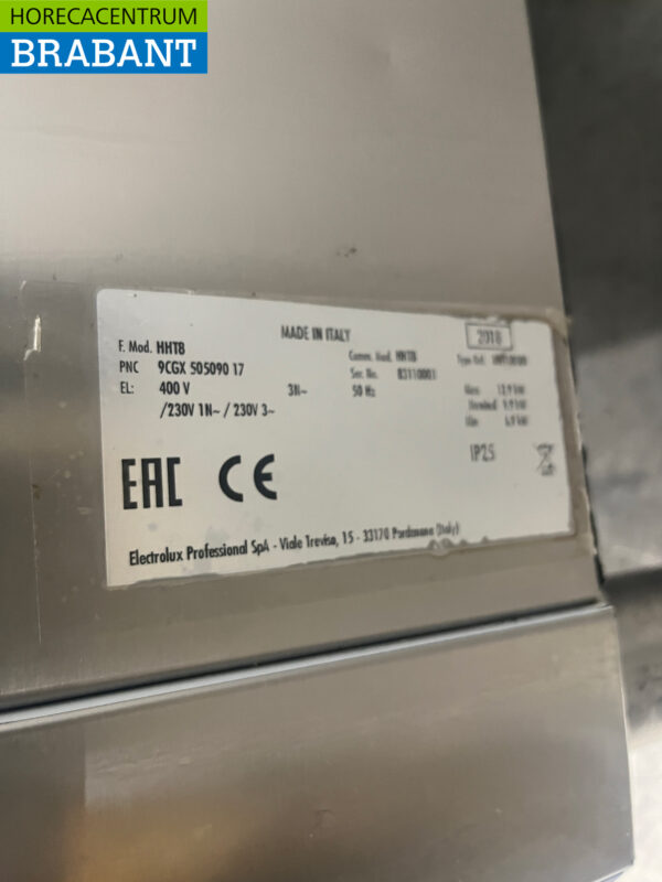 Zanussi HHT8 Lave-vaisselle coulissant 400V Horeca – Image 7