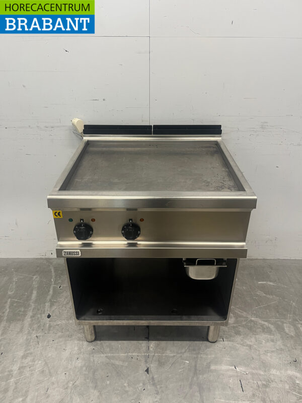 Planche à griller Zanussi en acier inoxydable 70 cm 400V Horeca