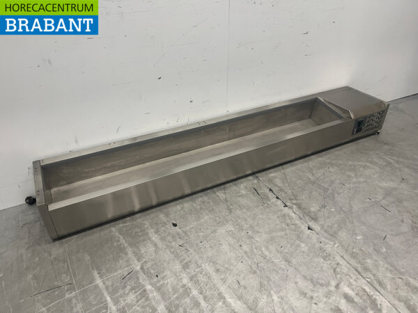 Saladière Ecofrost en acier inoxydable 10 x 1/4 GN 200 cm 230V Horeca – Image 3