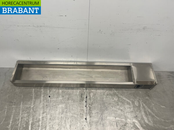 Saladière Ecofrost en acier inoxydable 10 x 1/4 GN 200 cm 230V Horeca – Image 4