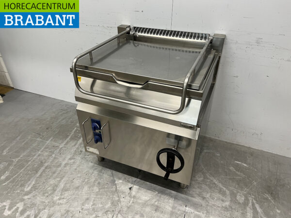 Plaque à rôtir Zanussi en acier inoxydable 60 litres 80 cm 400V Horeca – Image 2