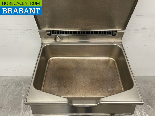 Plaque à rôtir Zanussi en acier inoxydable 60 litres 80 cm 400V Horeca – Image 4