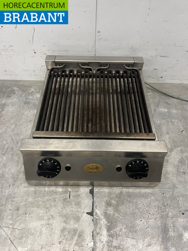 Rosval Vapogrill Watergrill en acier inoxydable 230V Horeca