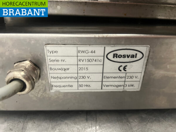 Rosval Vapogrill Watergrill en acier inoxydable 230V Horeca – Image 5