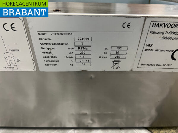 Acier inoxydable Profinox Saladiere 10 x 1/4 GN 230V Horeca – Image 4