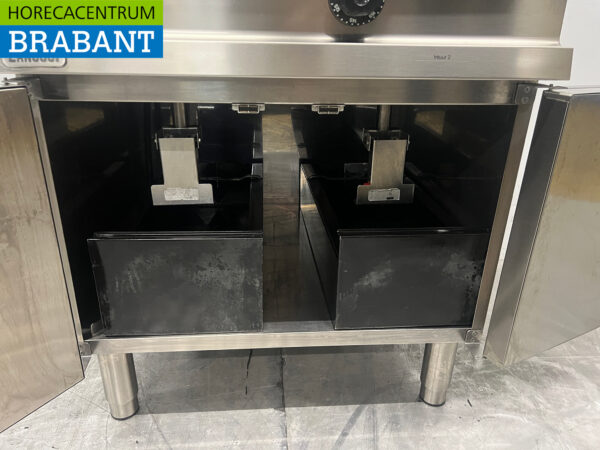 Friteuse double Zanussi en acier inoxydable 2 x 12 litres 400V Restauration – Image 5