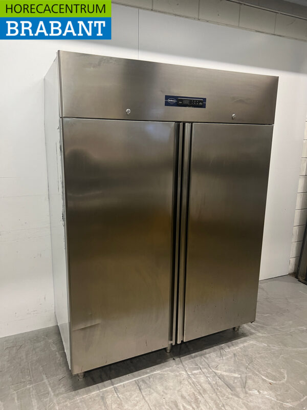 Réfrigérateur double porte Rubbens en acier inoxydable 1200 litres 230V Horeca – Image 3