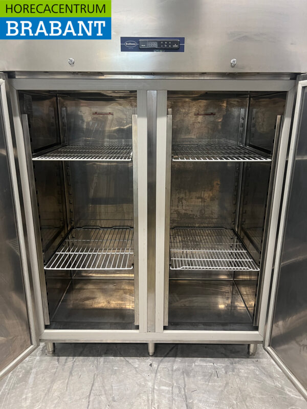Réfrigérateur double porte Rubbens en acier inoxydable 1200 litres 230V Horeca – Image 4