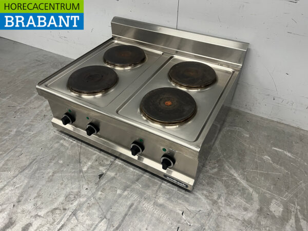 Cuisinière électrique 4 feux Ambach en acier inoxydable 400V Restauration – Image 2