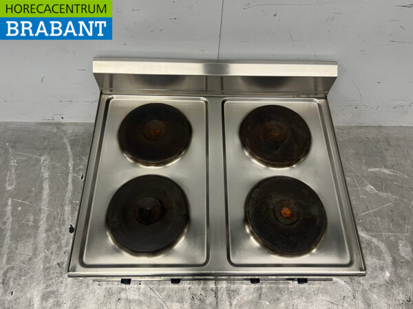 Cuisinière électrique 4 feux Ambach en acier inoxydable 400V Restauration – Image 4
