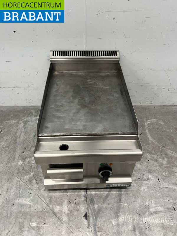 Plancha Ambach en acier inoxydable 40 cm 400V Horeca