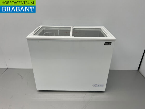 HCB Freezer Congélateur de magasin avec couvercles coulissants en verre 197 litres 230V Horeca
