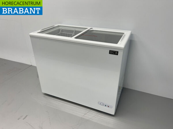 HCB Freezer Congélateur de magasin avec couvercles coulissants en verre 197 litres 230V Horeca – Image 2