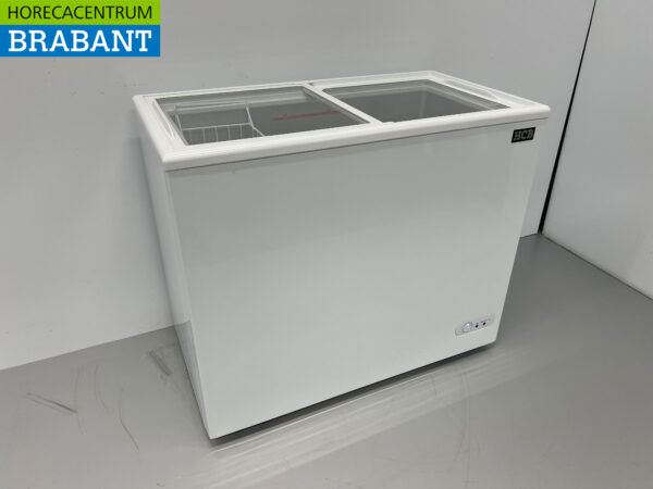 HCB Freezer Congélateur de magasin avec couvercles coulissants en verre 197 litres 230V Horeca – Image 3