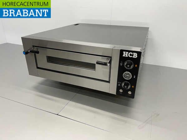 Four à pizza HCB en acier inoxydable 6 pizzas 34 cm de diamètre 400V Horeca – Image 2