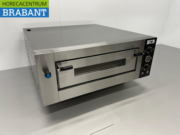 Four à pizza HCB en acier inoxydable 6 pizzas 34 cm de diamètre 400V Horeca – Image 3