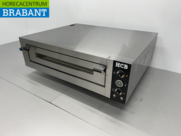 Four à pizza HCB en acier inoxydable 9 pizzas 34 cm de diamètre 400V Horeca – Image 2