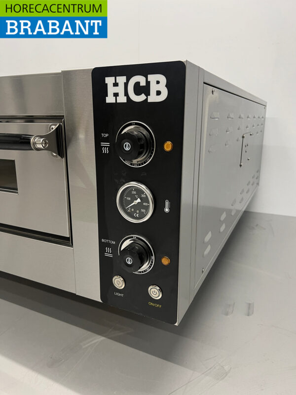 Four à pizza HCB en acier inoxydable 9 pizzas 34 cm de diamètre 400V Horeca – Image 7