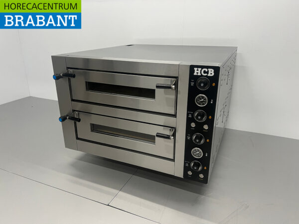Four à pizza HCB en acier inoxydable 6 pizzas 34 cm de diamètre 400V Horeca (kopie) – Image 2