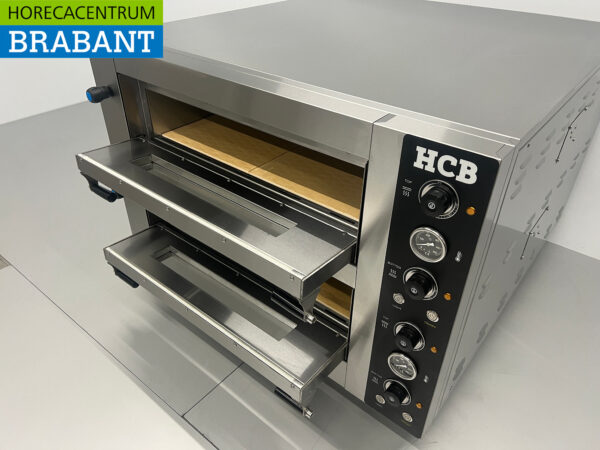 Four à pizza HCB en acier inoxydable 6 pizzas 34 cm de diamètre 400V Horeca (kopie) – Image 9