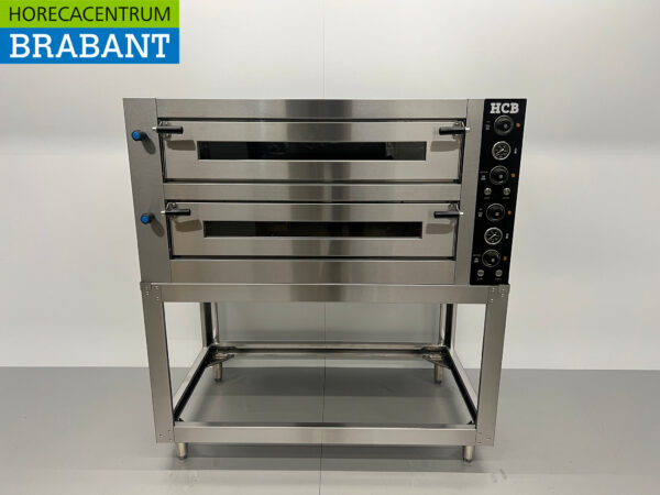 HCB base en acier inoxydable pour four à pizza 146,5 x 85 x 87 cm Horeca – Image 6