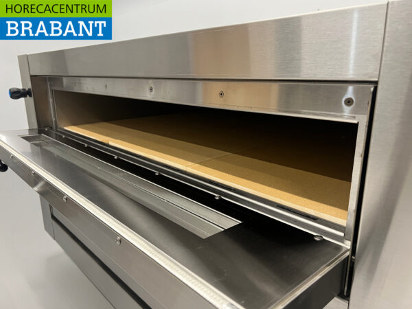 Four à pizza HCB en acier inoxydable 2 x 9 pizzas 34 cm de diamètre 400V Horeca – Image 8