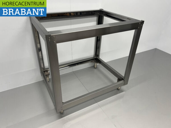 HCB base en acier inoxydable pour four à pizza 111 x 85 x 107 cm Horeca – Image 3