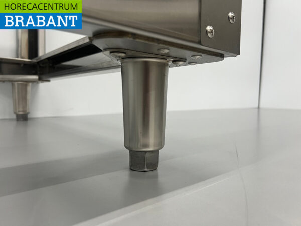HCB base en acier inoxydable pour four à pizza 111 x 85 x 107 cm Horeca – Image 5