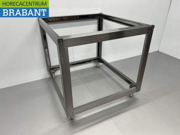 HCB base en acier inoxydable pour four à pizza 111 x 120 x 107 cm Horeca – Image 2