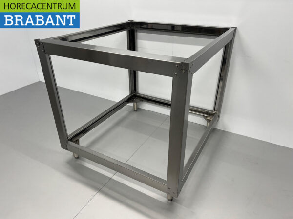 HCB base en acier inoxydable pour four à pizza 111 x 120 x 107 cm Horeca – Image 3